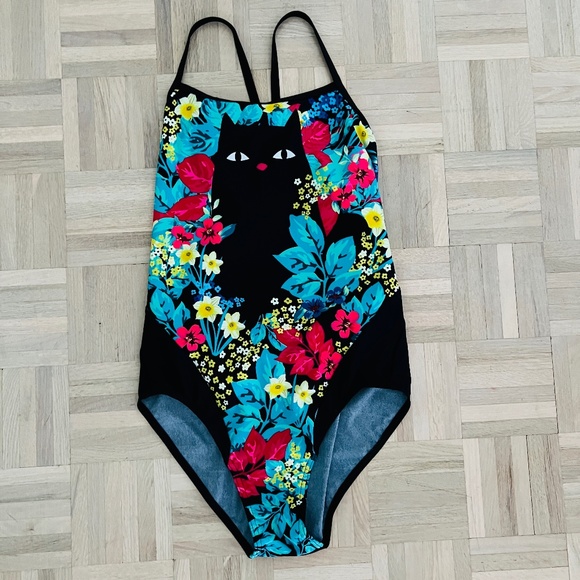Funkita - Scaredy Cat, Ladies Single Strap Suit, US Size 34. Good Condition! - Picture 3 of 6